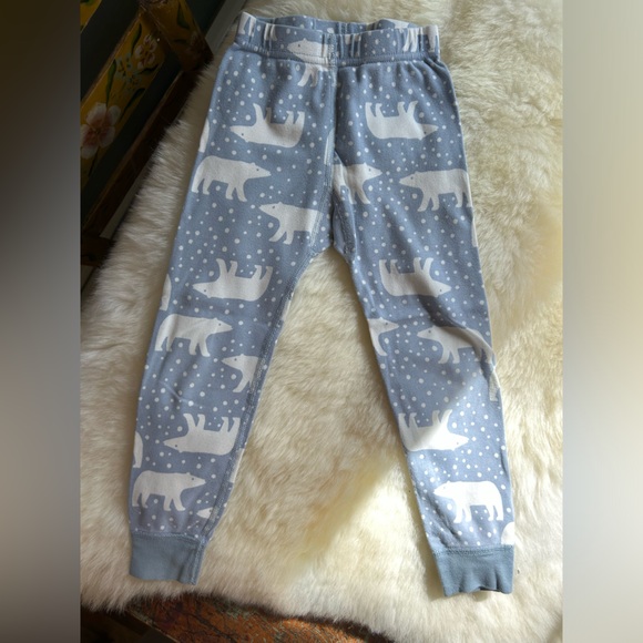 Two pair Hanna Andersson leggings pajama bottom size 100 US 4 - Picture 5 of 5